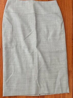 J. Crew Light Gray Pencil Skirt - Women